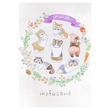 sun-star 貓福珊迪 mofusand 可愛便利貼 辦公學習記事好幫手  1本  60張  動物