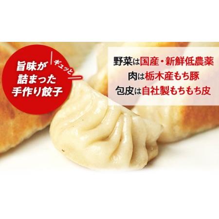 ふるさと納税 栃木産こだわり手作りもち豚餃子 栃木県栃木市