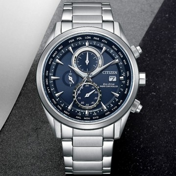 CITIZEN星辰 GENT S系列 電波計時 光動能時尚腕錶 錶 手錶 送禮 43mm/AT8260-85L