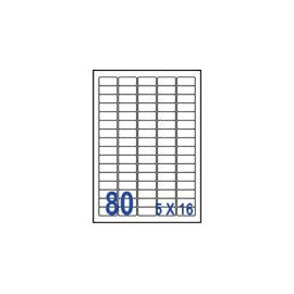裕德 U4345 電腦列印標籤80格35.56X16.9mm-100張入 / 包【APP滿額下單4%點數(單一帳號最高1500點)】5/31止