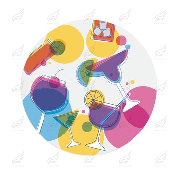 精緻時尚陶瓷杯墊[熱轉印印製](調酒)杯墊 陶瓷杯墊 熱轉印 送禮小物 婚禮小物 企業送禮 紀念品