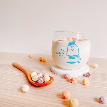 【慢慢挑x陳森田Morita胖胖優格碗、麥片碗、玻璃杯】430ml床單鬼