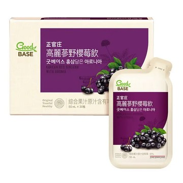 【正官庄台中店】高麗蔘野櫻莓飲30入*4盒