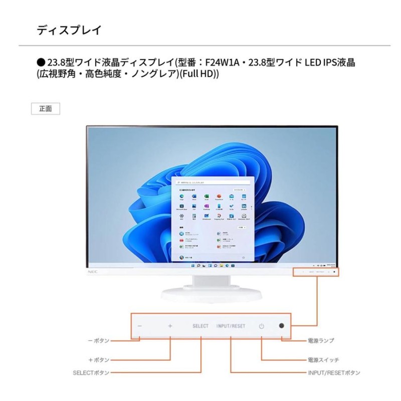 NEC Corei7 12GB SSD 250GB IPS液晶