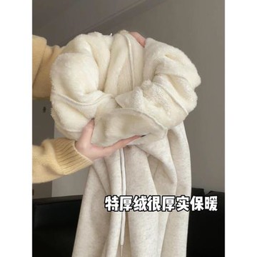 羊羔絨加絨褲子女2024新款秋冬款小個子冬季衛褲棉褲女款運動休閑