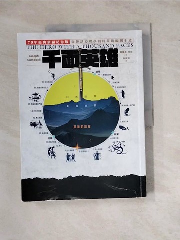 【書寶二手書T6／宗教_ZYX】千面英雄：70年經典新編紀念版，從神話學心理學到好萊塢編劇王道_喬瑟夫．坎伯,  朱侃如