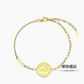 手練 花木蘭硬幣手錬女簡約百搭手飾