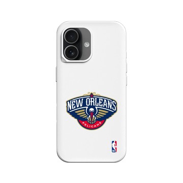 iPhone 17 SolidX 白 - NBA - Logo-新奧爾良鵜鶘 New Orleans Pelicans