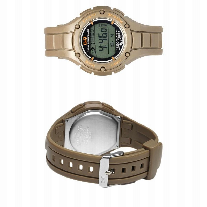 腕時計 メンズ 電波 ソーラー シチズン CITIZEN Q&Q 電波時計
