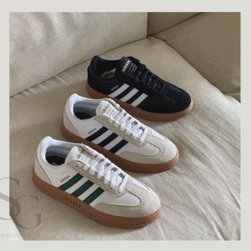 S.G Adidas neo Gradas FW3378 白黑 FW7208 白綠 FX9305 黑 德訓鞋 皮革 焦糖