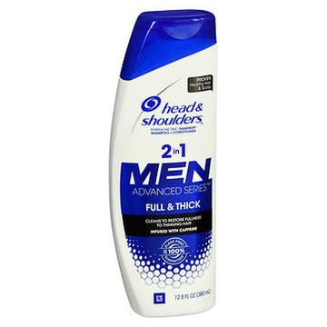 Head & Shoulders Men Advanced Series Full & Thick 2 In 1 Dandruff Shampoo + Conditioner 12.8 Each by Head & Shoulders