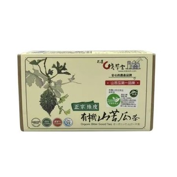 【淺草堂】有機山苦瓜茶3公克x12包/盒(任選)