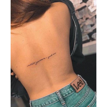 「唯一的唯一」whatever you are is a good one 紋身貼紙 紋身貼 微刺青 輕紋身 IG 打卡