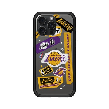 iPhone 15 Pro Max Mod NX 黑 - NBA - 拼貼系列-洛杉磯湖人 L.A. Lakers - Collage