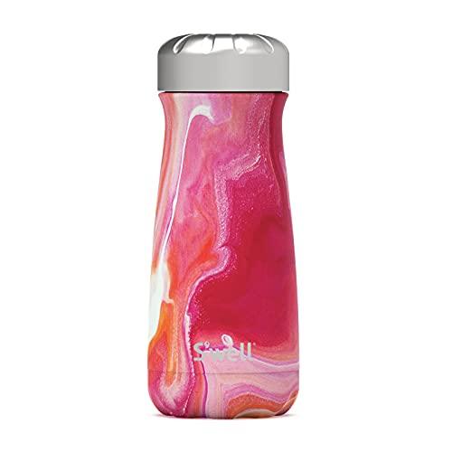 S'well Stainless Steel Traveler Travel Mug ー 16 Fl Oz ー Rose Agate ー Triple