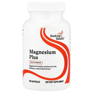 Seeking Health, Magnesium Plus，含維生素 B6，100 粒膠囊