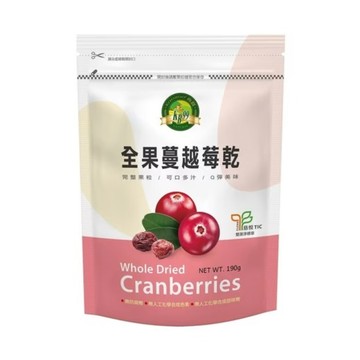 肯寶KB99 全果蔓越莓乾190公克/包