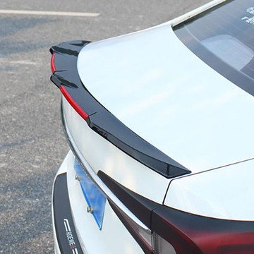 免運 汽車尾翼 榮威i5尾翼改裝運動款刀鋒尾翼烤漆免打孔定風壓翼專用外飾裝飾貼 可開立發票 -快速出貨