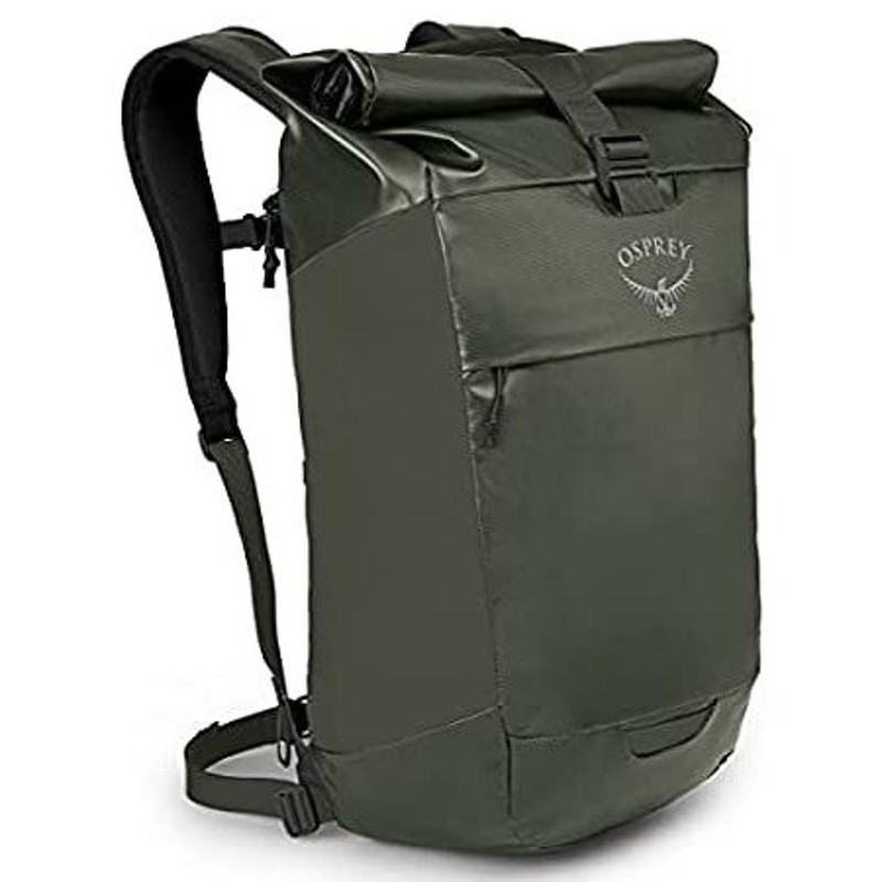 最大2000円引き マラソン期間 Osprey Transporter ロールトップパック ラップトップバックパック ヘイベールグリーン(並行輸入品) 