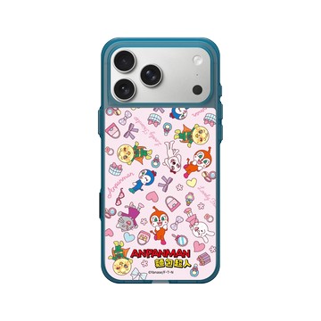 iPhone 17 Pro Max Clear (相機按鈕) 夜幕藍 - Anpanman麵包超人 - 甜蜜的小事物