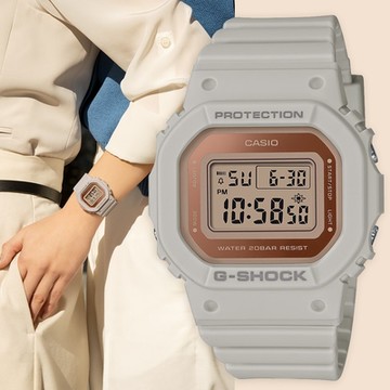 CASIO 卡西歐 G-SHOCK 玻璃蒸鍍電子錶 母親節送禮首選 GMD-S5600-8