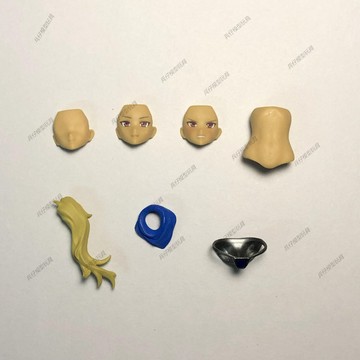 肥姑媽figma面雕正版散貨屍體比基尼鎧甲真琴圍巾頭髮配件改建 機娘改件 兵人改件