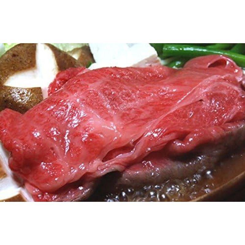 黒毛和牛 めす 牛 限定 ギフト用 モモ・バラ上牛すき焼き肉 800g 天然竹皮包装