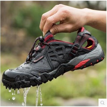 夏季溯溪鞋男女鞋兩棲戶外登山徒步鞋女網面透氣速干涉水鞋釣魚鞋