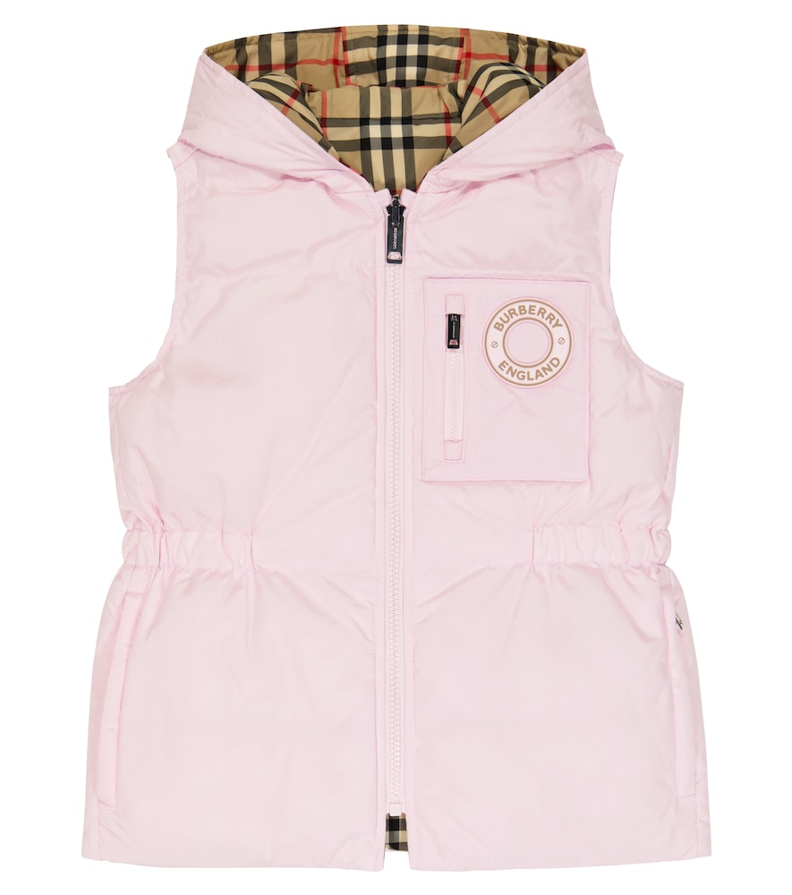 Hooded down vest