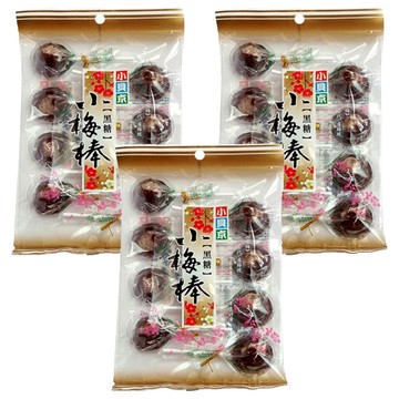 小貝京 黑糖小梅棒  112g  3袋