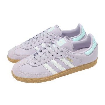 adidas 休閒鞋 Samba OG J 大童 女鞋 紫 復古 膠底 德訓鞋 愛迪達  IH2872