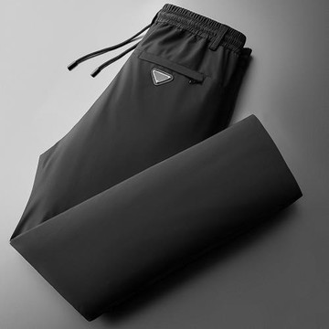 高端男士羽絨褲冬加厚戶外防水御寒保暖白鵝絨褲松緊腰直筒外穿