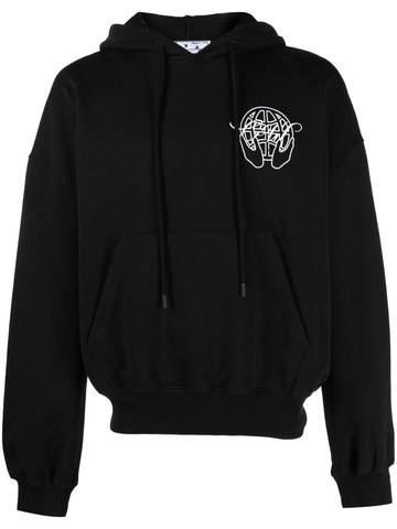 Off White `Hand Arrow` Boxy Hoodie