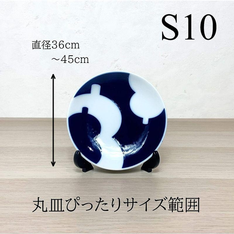 わにぞう S10皿立て （36cm~45cm程度のお皿用） A3縦置き可 額立て