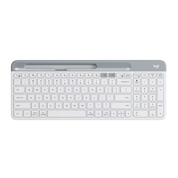 Logitech K580 超薄跨平台藍牙鍵盤 珍珠白