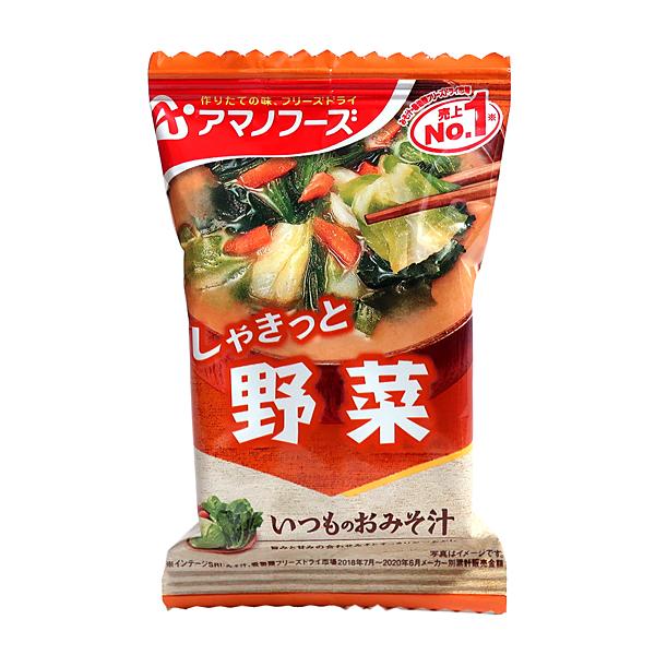 ★まとめ買い★　天野フーズいつものおみそ汁野菜　１０Ｇ　×60個