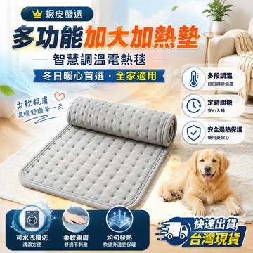 電熱毯【台灣出貨】恆溫電熱毯 5檔調溫 一體可調電熱毯 恆温發熱毯 電毯 暖身毯 加熱墊 加熱毯 電褥子 寵物可用電熱毯