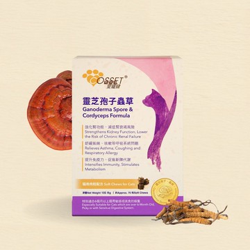 愛寵健靈芝孢子蟲草貓用肉粒配方