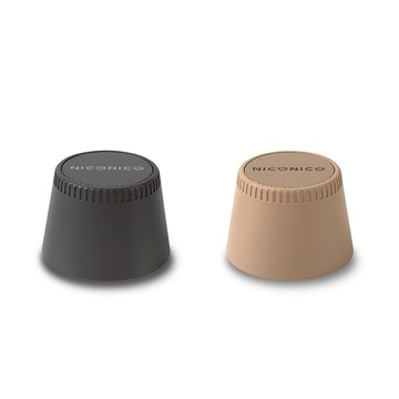 【NICONICO】TWS磁吸藍牙音箱 NI-SK2526 (暗灰色/暖杏色)