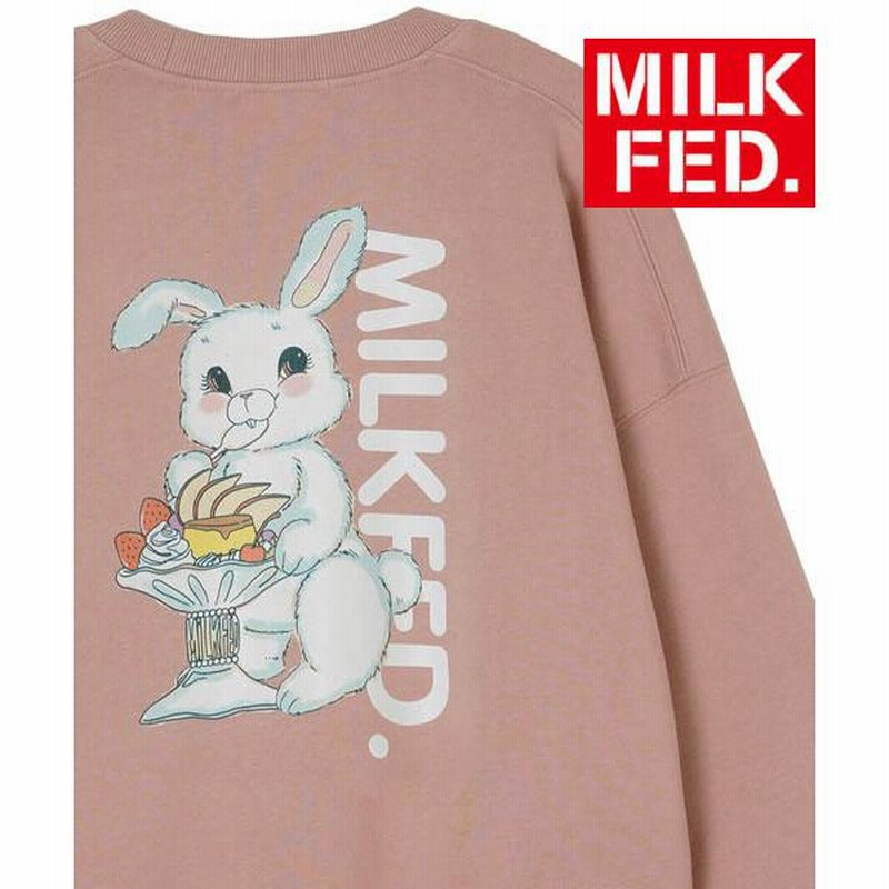 トレーナー スウェット スエット ミルクフェド MILKFED SWEETS RABBITS