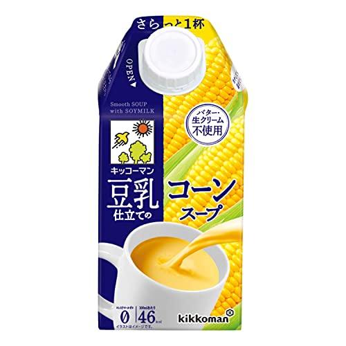 キッコーマン食品 豆乳仕立てのコーンスープ500ml×12