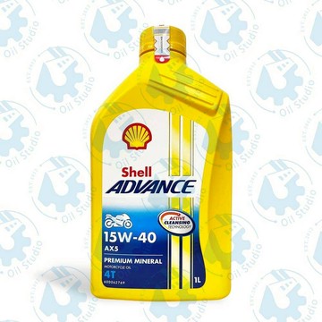 《油工坊》SHELL ADVANCE AX5 4T 15W40 1L