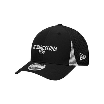 NEW ERA 940 M-CROWN 巴塞隆納 FC BARCELONA 黑色 足球 立體菱格蜂巢布 透氣帽