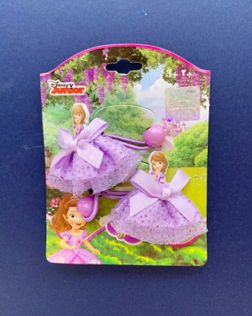 【震撼精品百貨】Sofia the First小公主蘇菲亞~迪士尼公主系列髮飾/髮束-立體蘇菲亞(2入)#92360