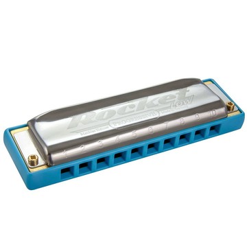 德國製 HOHNER 十孔口琴 ROCKET LOW 火箭 加大風道 進階升級款【黃石樂器】