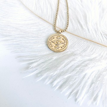 惡魔之眼 | 金珠項鍊