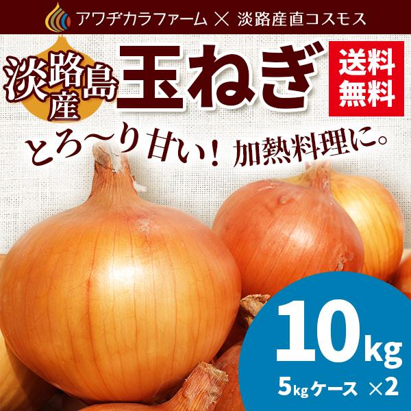 淡路島産とろ甘玉ねぎ５ｋｇ×２セット　計１０ｋｇ　４日以内直送