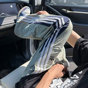 長褲  運動褲 男生長褲 夏季褲 休閒長褲 薄款透氣 鬆緊腰 直筒褲 運動褲男 長褲 三條 運動褲