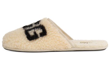 CASUAL SERIES WHITE CARVED CMFT FASHION SLIDE