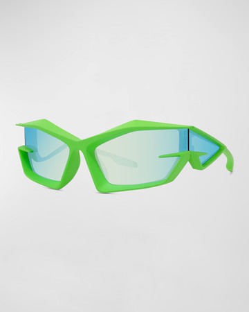 Men's Giv Cut Nylon Wrap Sunglasses